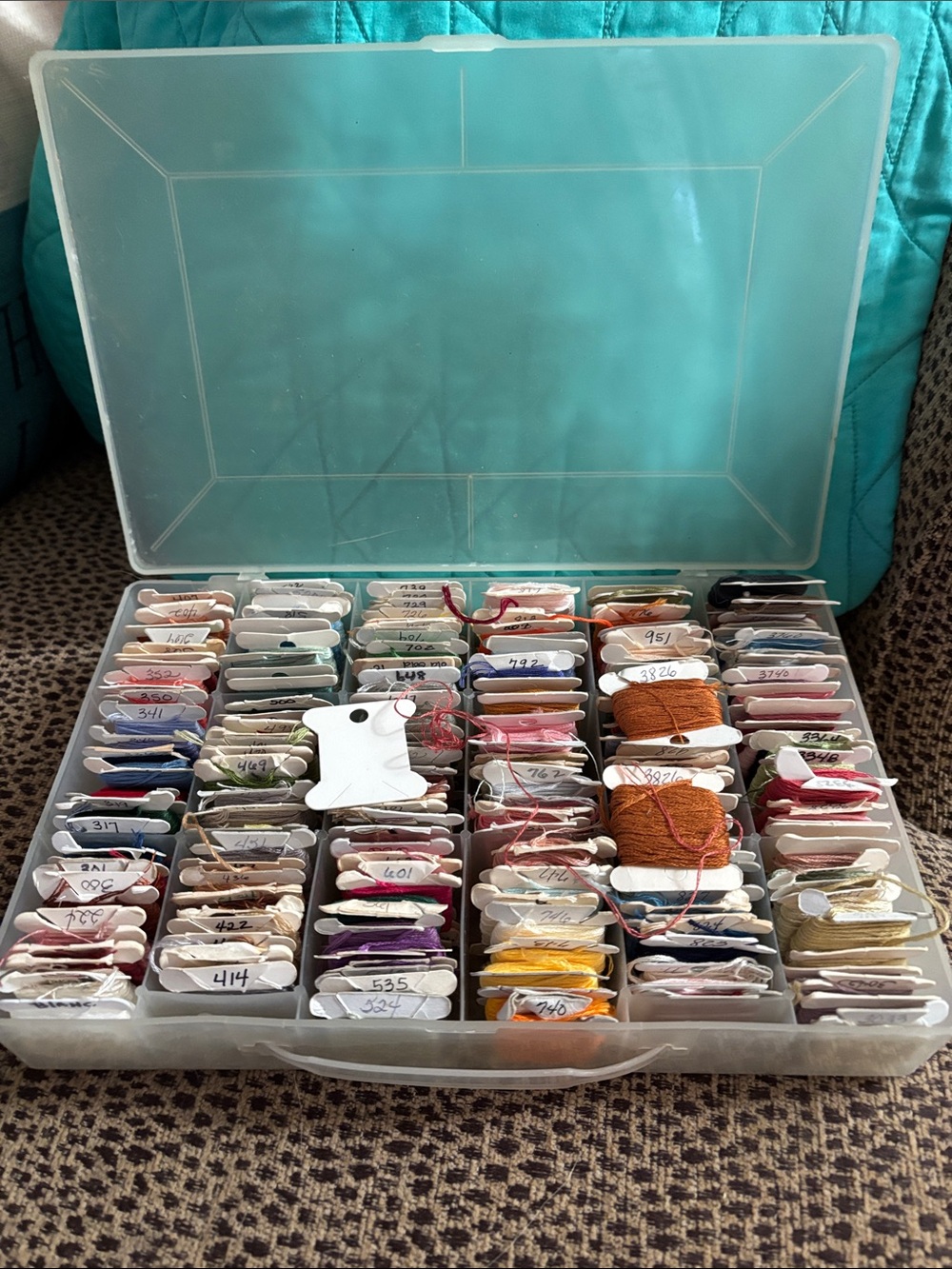 Thread Storage Organizer Box